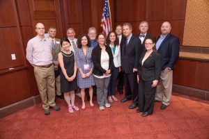 UC Chapter AAUP and Ohio Conference AAUP members meet with Sherrod Brown in DC last week.